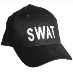 Mil-Tec Baseball-Cap SWAT Schwarz