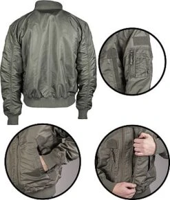 Mil-Tec US Tactical Flieger, Textiljacke -Mil-Tec Verkäufe mil tec us tactical flieger textiljacke 82140 5