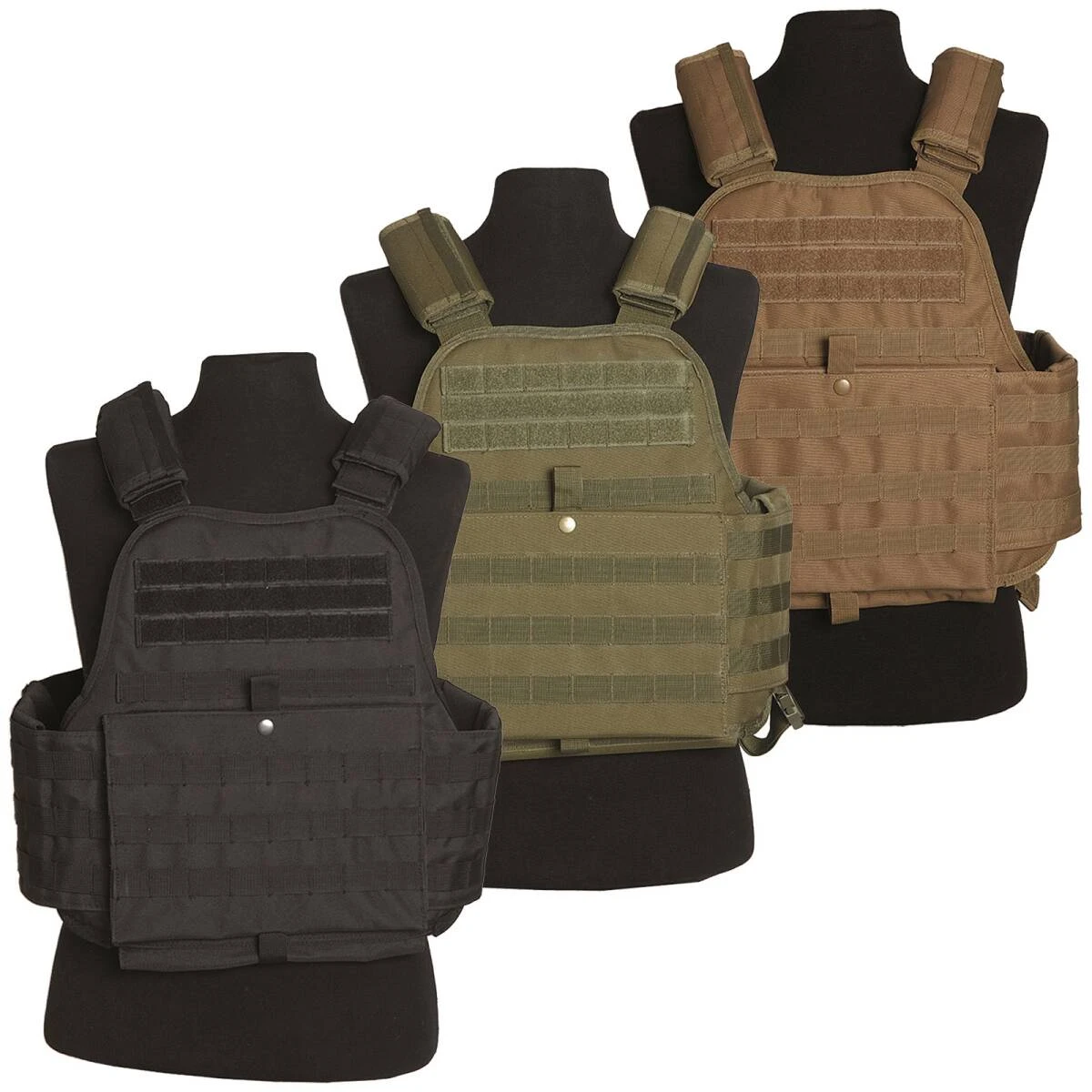 Mil-Tec Plate Carrier Weste Versch. Farben 3 Mil-Tec Plate Carrier Weste Versch. Farben