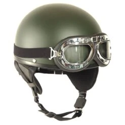 Mil-Tec Retro Helm Halbschale Oliv