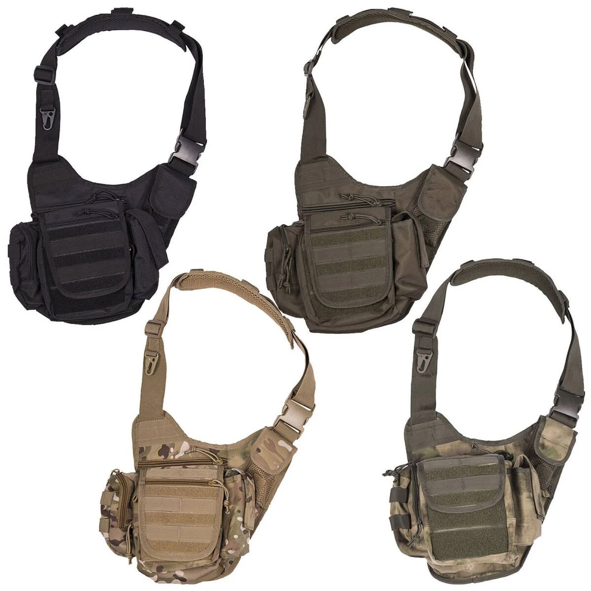 Mil-Tec Sling Bag Multifunktion Versch. Farben 3 Mil-Tec Sling Bag Multifunktion Versch. Farben