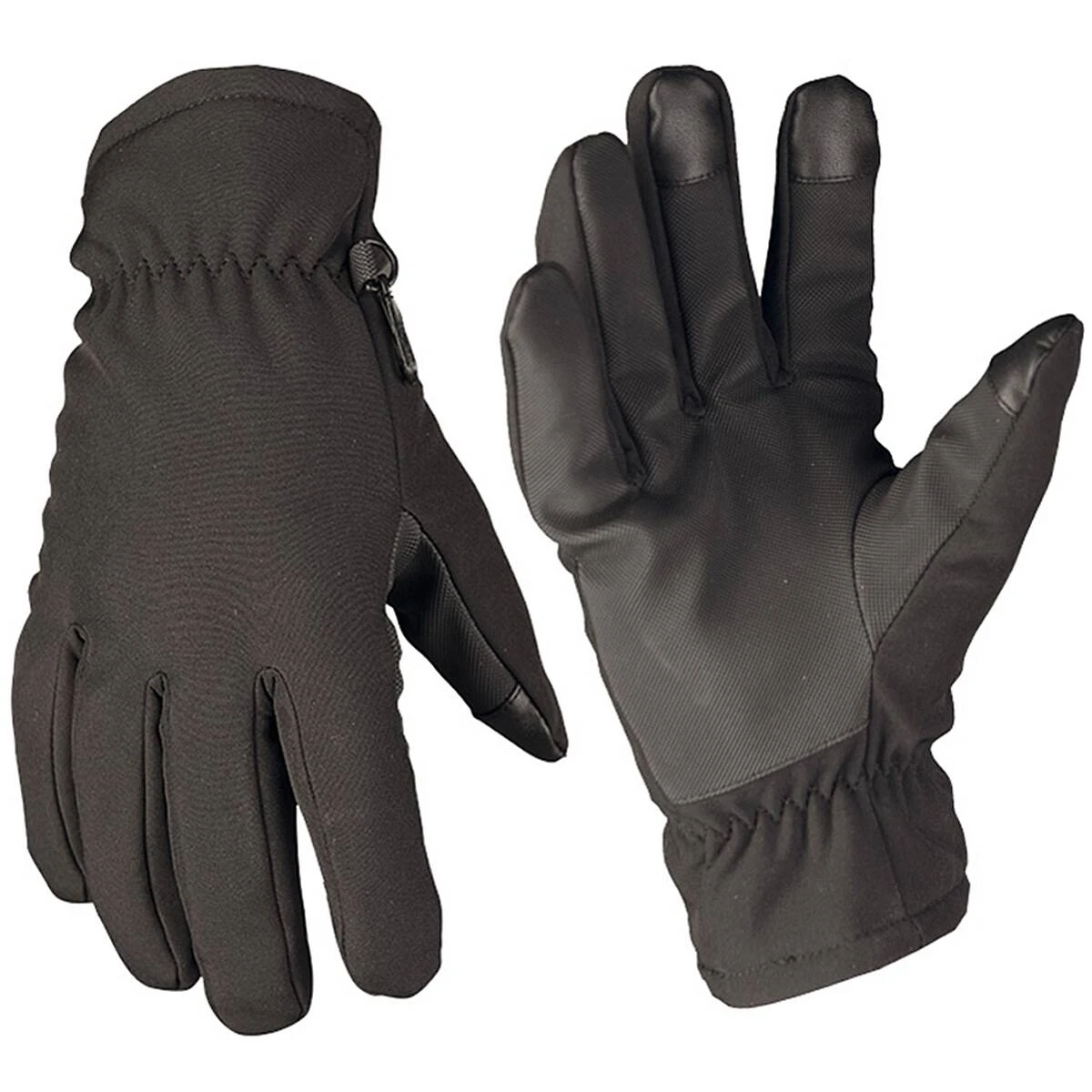 Mil-Tec Softshell Handschuhe Thinsulate Schwarz 3 Mil-Tec Softshell Handschuhe Thinsulate Schwarz