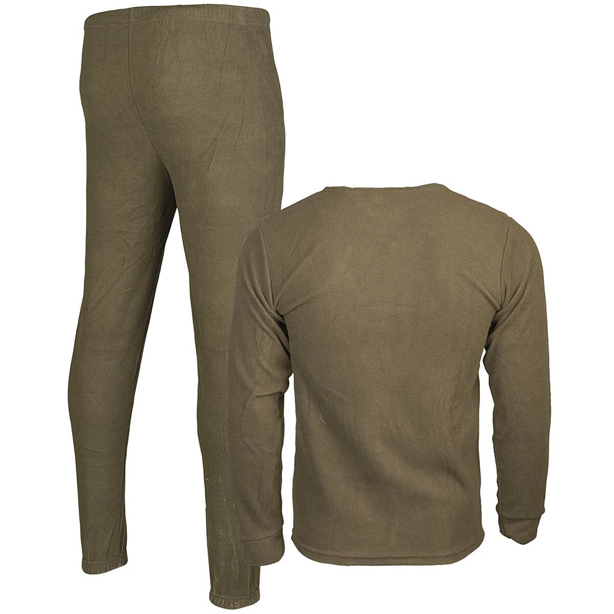 Mil-Tec Unterwäsche Thermofleece Rundhals Oliv 4 Mil-Tec Unterwäsche Thermofleece Rundhals Oliv – Bild 2