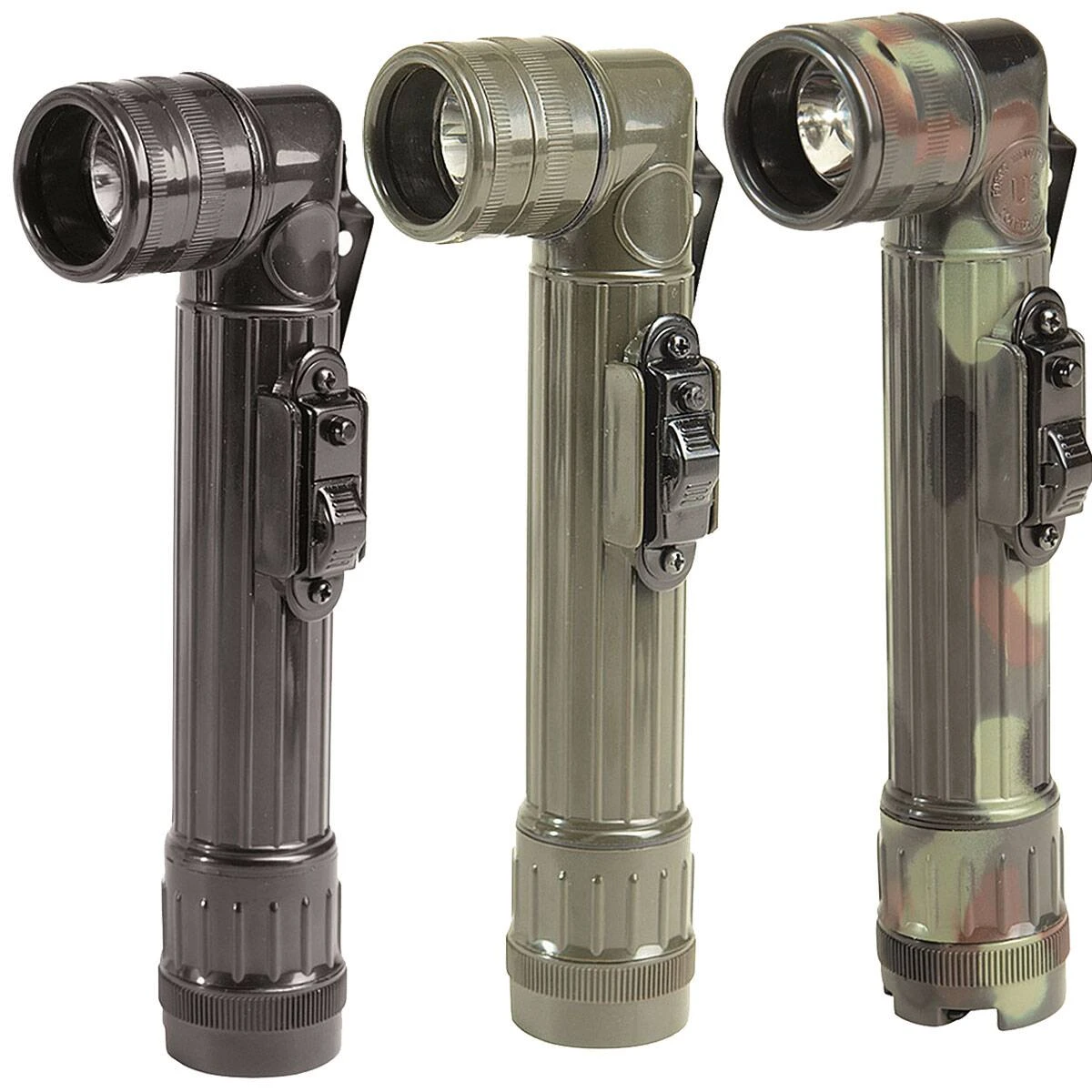 Mil-Tec Winkeltaschenlampe LED Medium Versch. Farben 3 Mil-Tec Winkeltaschenlampe LED Medium Versch. Farben